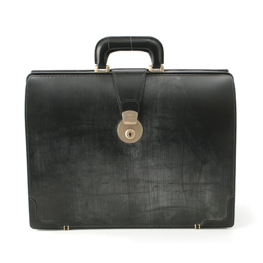 COCOMEISTER Leather Bridle Dulles Bag Briefcase