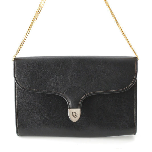 Christian Dior Leather Crossbody Bag Black