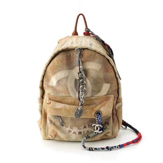 Chanel Graffiti Logo Backpack A92352