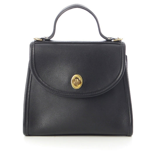 Coach Leather Handbag Vintage Black