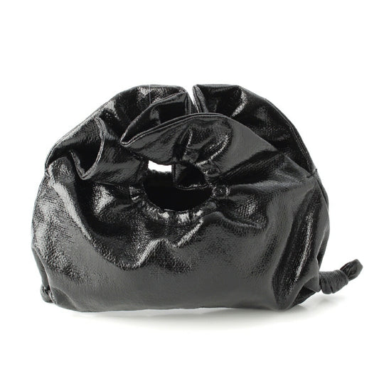 LUDLOW Coated Linen Small Handbag Black