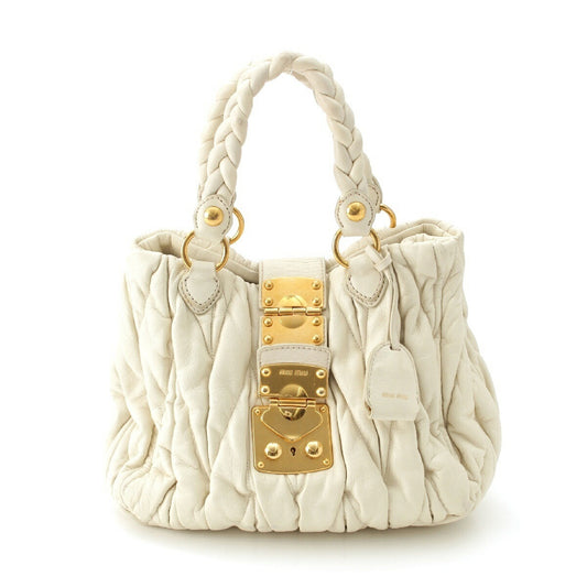 Miu Miu Leather Matelassé 2WAY Shoulder Bag