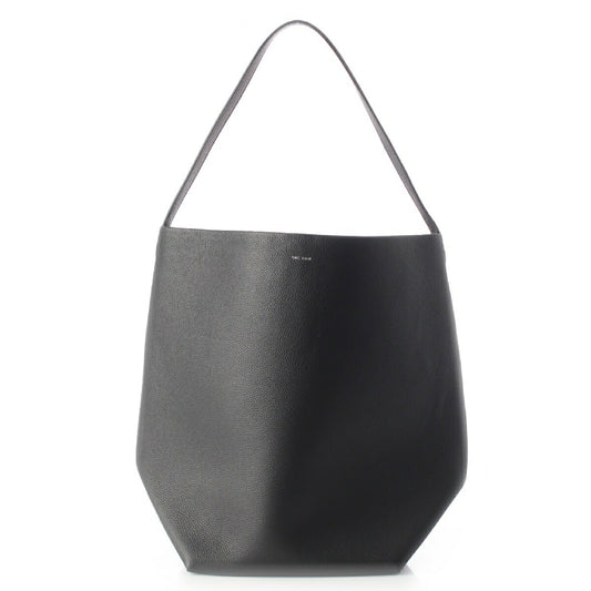 The Row Leather Park Tote Bag Black