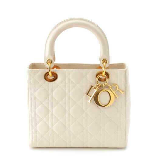Christian Dior Lady Dior Leather Handbag