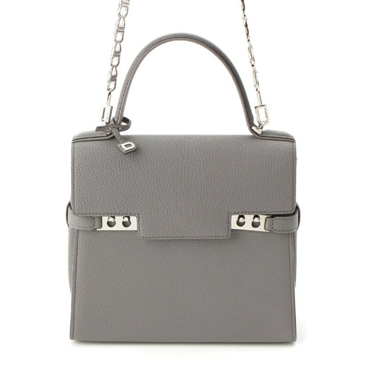 Delvaux Tempete PM Handbag Stone Gray