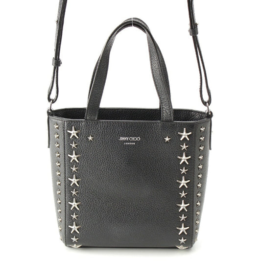 Jimmy Choo Star Studs Mini Leather 2way Tote Bag