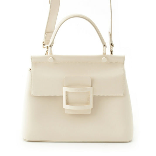 Roger Vivier Leather Viv Cabas 2WAY Shoulder Handbag