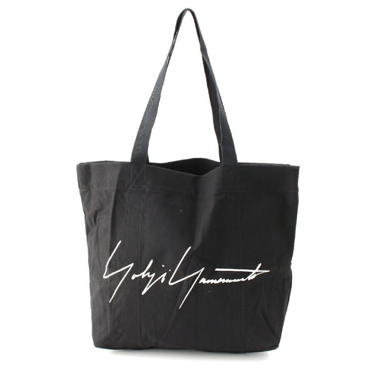 Yohji Yamamoto Canvas Tote Bag Black