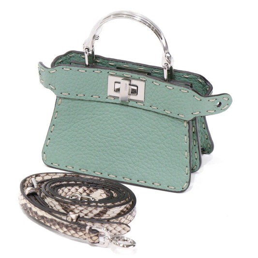 Fendi Nano Peekaboo 2WAY Leather Bag