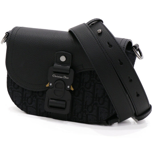 Dior Saddle Flap Messenger Bag Oblique Jacquard Calfskin