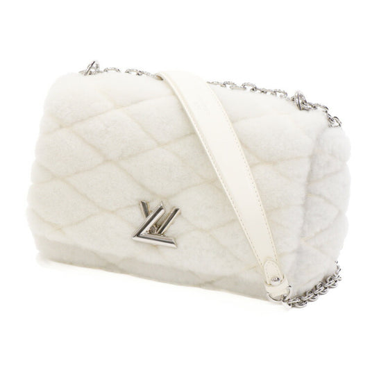 Louis Vuitton Shearling Fur Chain Crossbody Bag