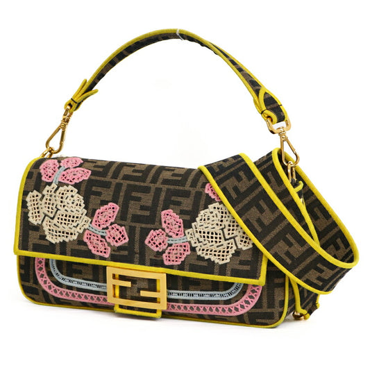 Fendi Canvas Mamma Bucket Shoulder Bag