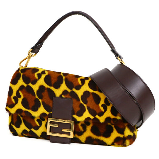 Fendi Mamma Bucket Shoulder Bag Leather