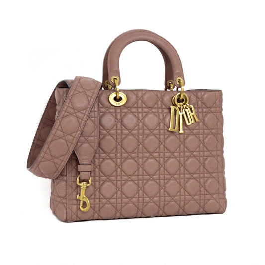 Dior Lady Dior Cannage Large Tote Bag