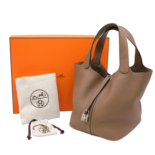 Hermes Picotin Lock MM Handbag Clemence