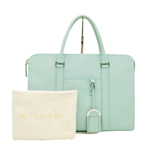 Bvlgari Grain Leather Tote Bag