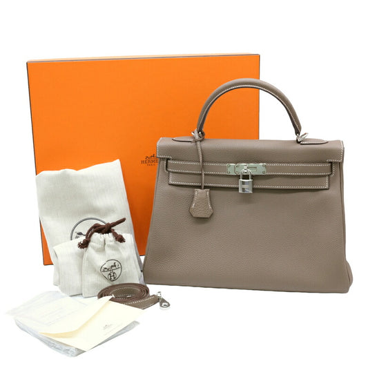 Hermes Kelly 32 Handbag Clemence Leather