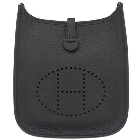 Hermes Evelyne TPM Clemence Black Shoulder Bag