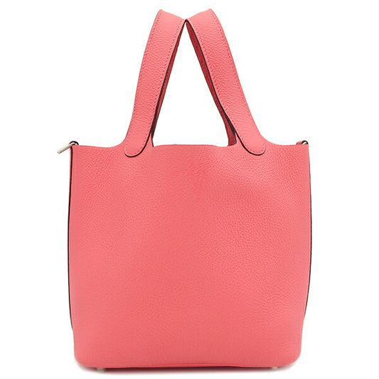 Hermes Picotin Lock PM Handbag Rose Azalee