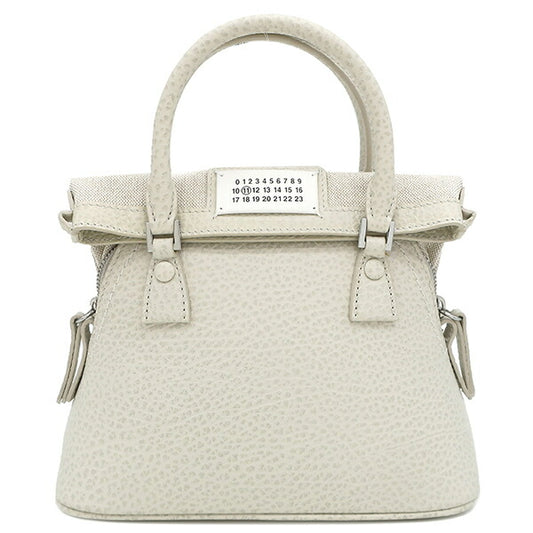 Maison Martin Margiela 2WAY Bag 5AC Micro Cotton Grained Calf Leather