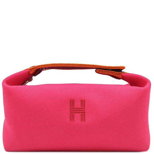 Hermes Toile Ash Pouch Black PM