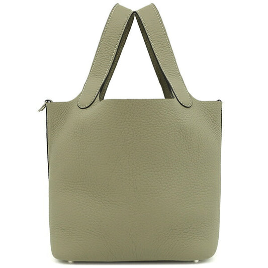 Hermes Picotin Lock PM Handbag Moss Green