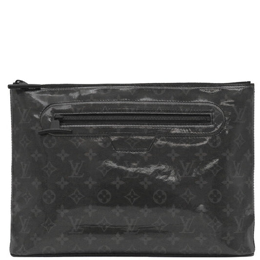 Louis Vuitton Monogram Eclipse Clutch Pochette Cosmos M63373