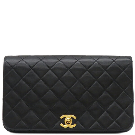 Chanel Lambskin Shoulder Bag Full Flap