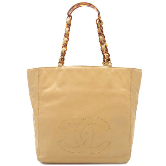 Chanel Leather Tote Bag Coco Mark