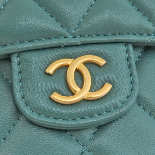 Chanel Lambskin 2WAY Bag Top Handle Mini Shoulder AP2200