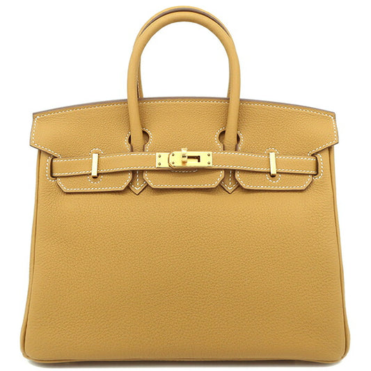 Hermes Birkin 25 Togo Handbag Beige