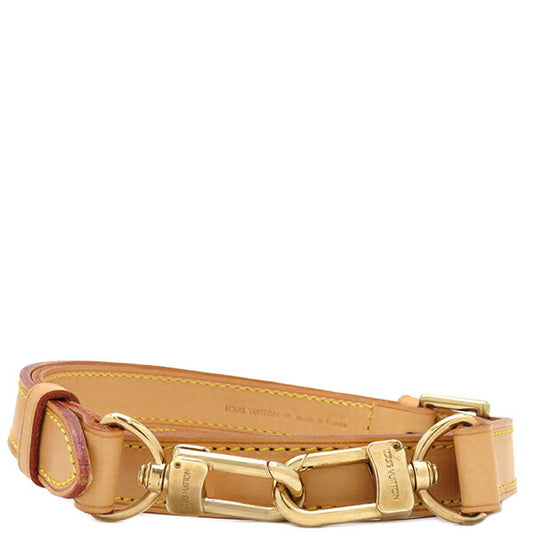 Louis Vuitton Leather Shoulder Strap Brown