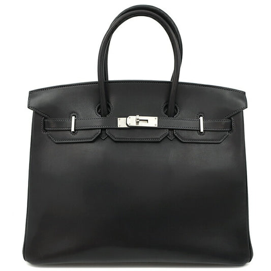 Hermes Birkin 35 Handbag Blue Ocean