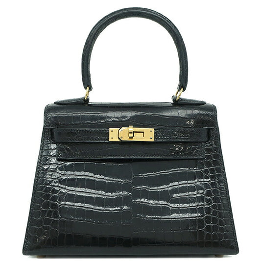 Hermes Mini Kelly Crocodile 2-Way Bag