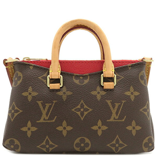 Louis Vuitton Nano Palas Monogram Canvas Shoulder Bag M61254