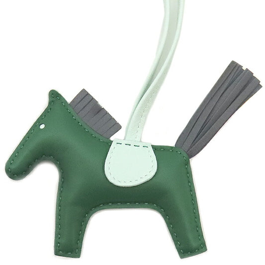 Hermes Rodeo PM Bag Charm Anumilo Green Gray