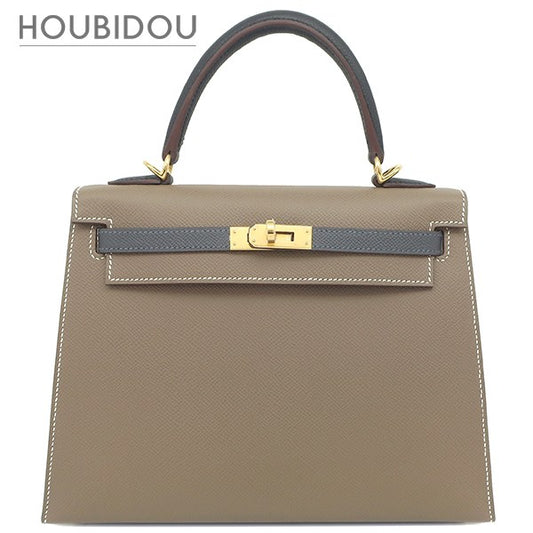Hermes Kelly 25 Tricolor Bag