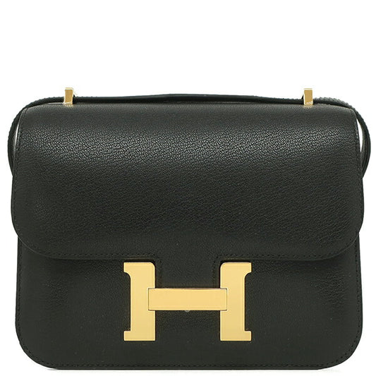 Hermes Constance 3 Mini Miroir Shoulder Bag Black