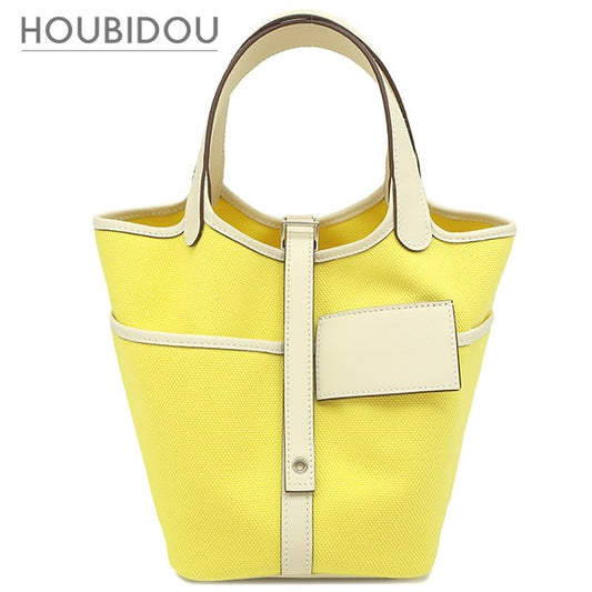 Hermes Picotin Lock Cargo PM Handbag Yellow
