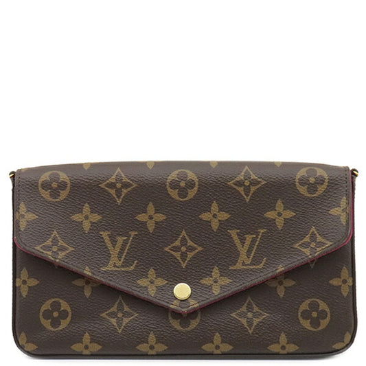 Louis Vuitton Monogram Canvas Chain Wallet Pochette Felicie