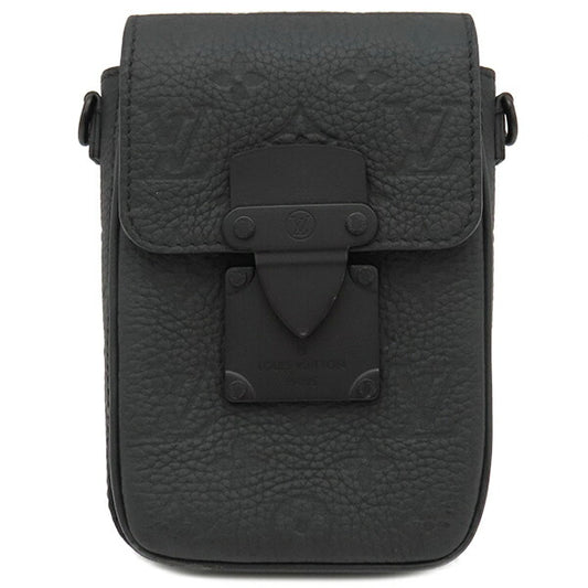 Louis Vuitton Shoulder Bag S Lock Vertical Wallet Black