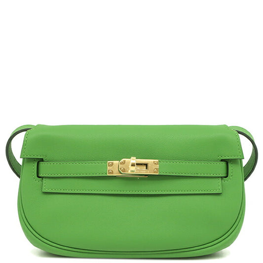 Hermes Kelly Move Swift Shoulder Bag Green