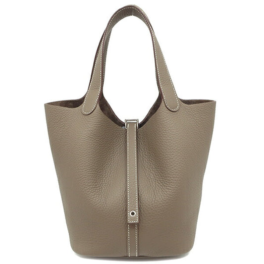 Hermes Picotin Lock MM Handbag Etoupe