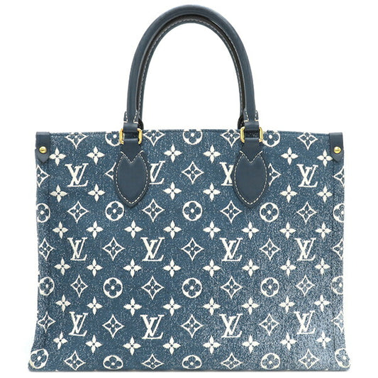 Louis Vuitton Monogram Jacquard Denim Tote OnTheGo MM