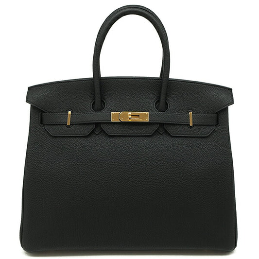 Hermes Birkin 35 Togo Handbag Black