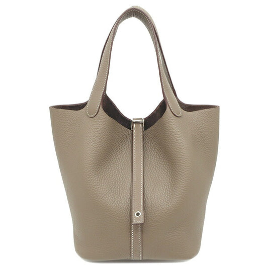 Hermes Picotin Lock MM Handbag Etoupe