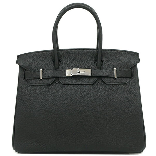 Hermes Birkin 30 Fjord Handbag Black