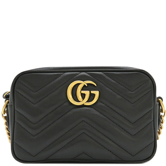 Gucci Leather GG Marmont Mini Camera Bag