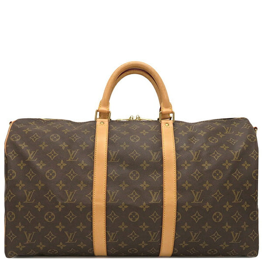 Louis Vuitton Monogram Boston Bag Keepall Bandouliere