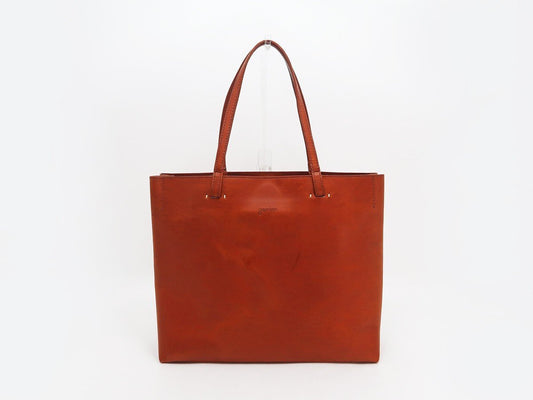 Genten Amano Square Tote Bag Brown